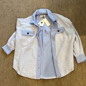Treasure and bond (Nordstrom) shacket. Reversible. Brand new. Never worn. Blue